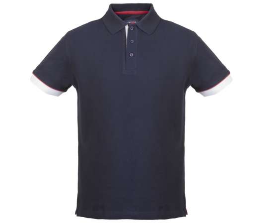Рубашка поло мужская Anderson, темно-синяя G_6551.401, Цвет: темно-синий, Размер: M