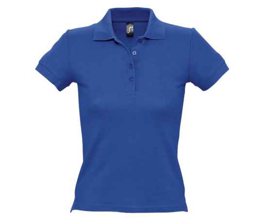 Рубашка поло женская People 210, ярко-синяя (royal) G_1895.441, Цвет: синий, Размер: S