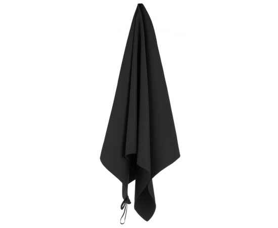 Спортивное полотенце Atoll Large, черное, Цвет: черный, Размер: 70х120 см