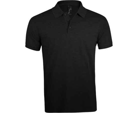 Рубашка поло мужская Prime Men 200 черная G_00571312S, Цвет: черный, Размер: S