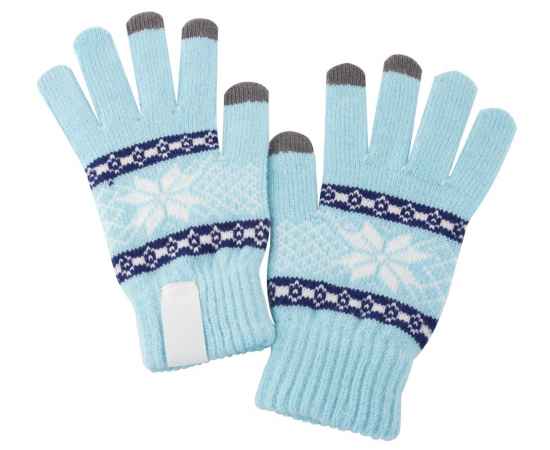 Сенсорные перчатки Snowflake, голубые, Цвет: голубой, Размер: 8