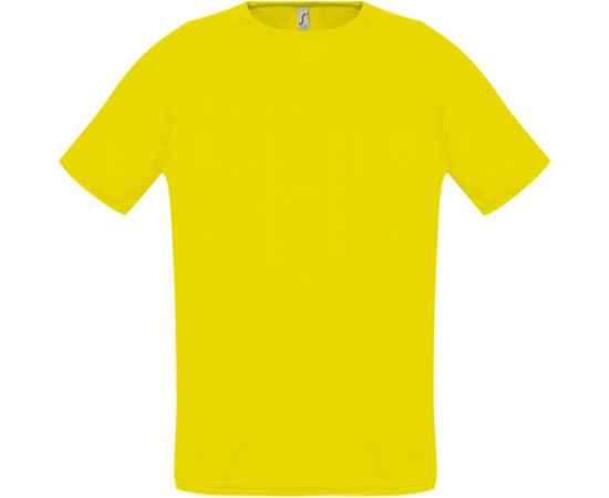 Футболка унисекс Sporty 140 лимонно-желтая, размер 3XL, Цвет: лимонный, Размер: 3XL