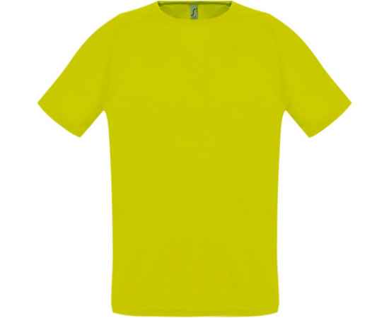 Футболка унисекс Sporty 140 желтый неон, размер 3XL, Цвет: желтый, Размер: 3XL