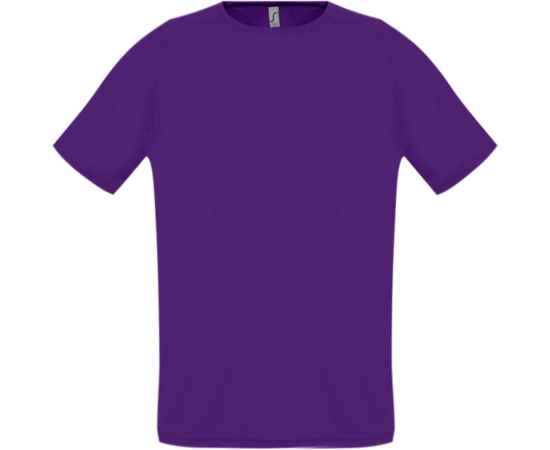 Футболка унисекс Sporty 140 темно-фиолетовая, размер S, Цвет: фиолетовый, Размер: XXS