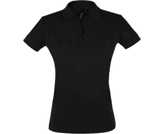 Рубашка поло женская Perfect Women 180 черная G_11347312S, Цвет: черный, Размер: S