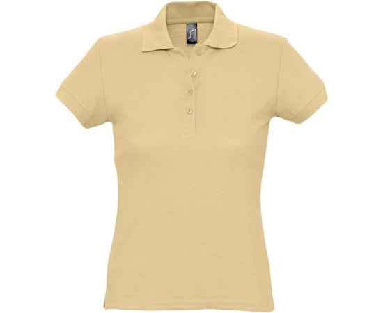 Рубашка поло женская Passion 170, бежевая G_4798.105, Цвет: бежевый, Размер: XXL