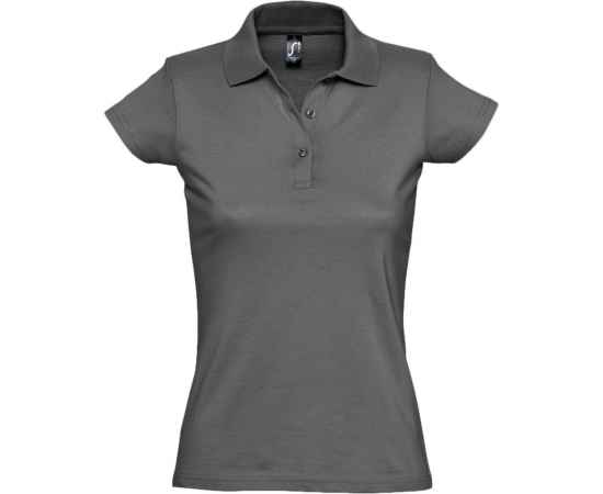 Рубашка поло женская Prescott Women 170, темно-серая G_6087.105, Цвет: серый, Размер: XXL