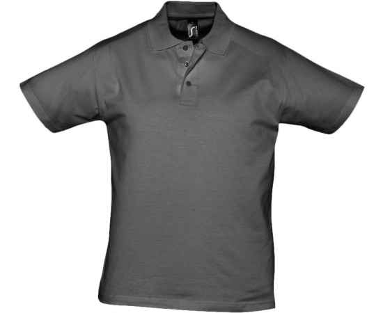 Рубашка поло мужская Prescott Men 170, темно-серая G_6086.106, Цвет: серый, Размер: 3XL