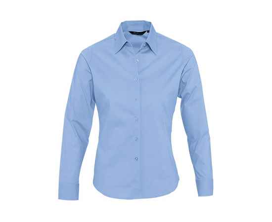 Рубашка женская с длинным рукавом Eden 140 голубая, размер XL, Цвет: голубой, Размер: XL