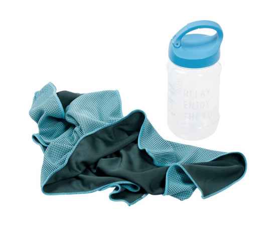 Охлаждающее полотенце Weddell, голубое, Цвет: голубой, Размер: полотенце 80х30 с