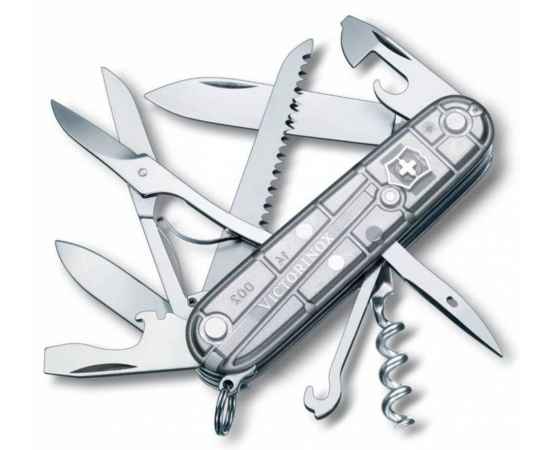 Офицерский нож Huntsman 91, прозрачный серебристый, Цвет: серебристый, Размер: 9