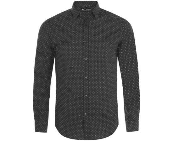 Рубашка мужская Becker Men, темно-серая с белым, размер 3XL, Цвет: серый, Размер: 3XL