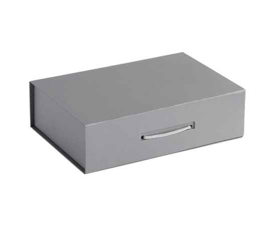Коробка Case, подарочная, серебристая, Цвет: серебристый, Размер: 35