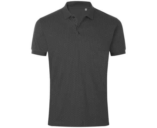 Рубашка поло мужская Brandy Men, темно-серая с белым G_01706503S, Цвет: серый, Размер: S