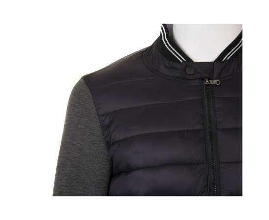 Куртка унисекс Volcano черный меланж/черный, размер XS, Цвет: черный, Размер: XS, изображение 4