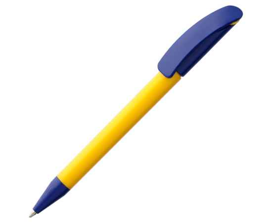 Ручка шариковая Prodir DS3 TPP Special, желтая с синим, уценка, Цвет: синий, Размер: 13
