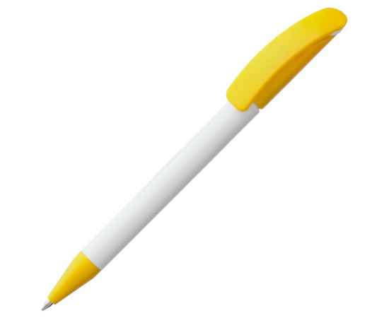 Ручка шариковая Prodir DS3 TPP Special, белая с желтым, Цвет: белый, желтый, Размер: 13,8х1
