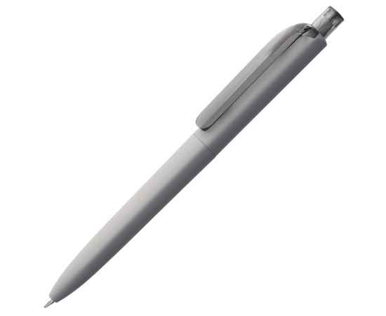Ручка шариковая Prodir DS8 PRR-T Soft Touch, серая, Цвет: серый, Размер: 14х1