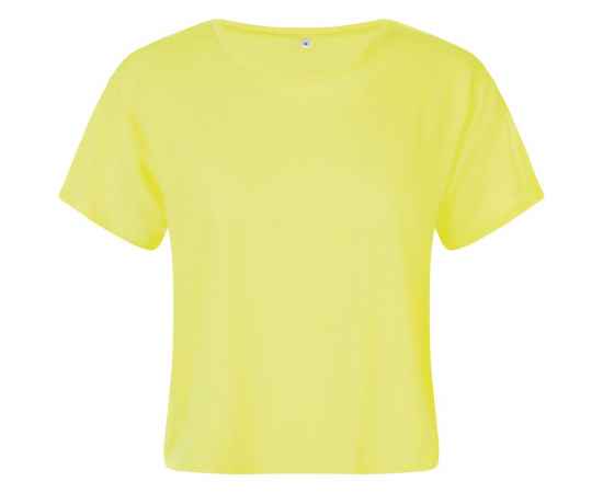 Футболка укороченная женская Maeva желтый неон, размер XL/XXL, Цвет: желтый, Размер: XL/2XL