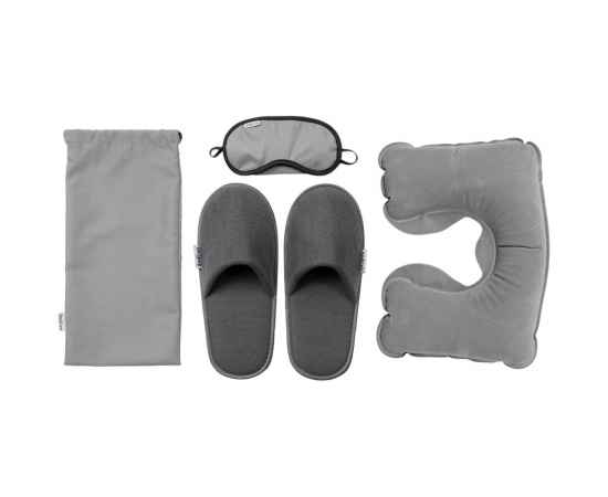 Дорожный набор onBoard, серый, Цвет: серый, Размер: мешок: 35х17 с