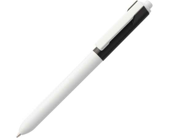 Ручка шариковая Hint Special, белая с черным, Цвет: черный, Размер: 14х1 см