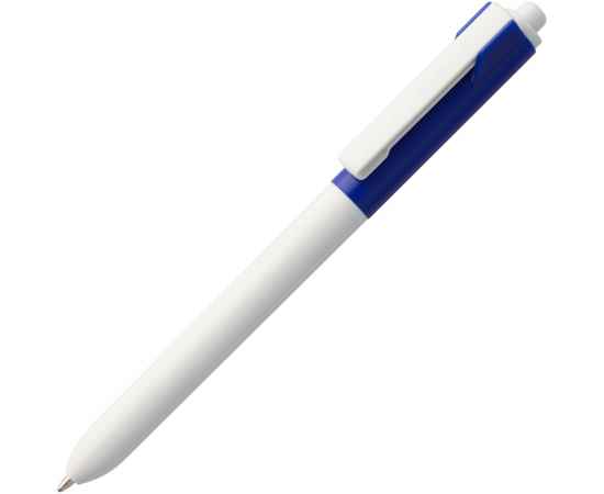 Ручка шариковая Hint Special, белая с синим, Цвет: синий, Размер: 14х1 см