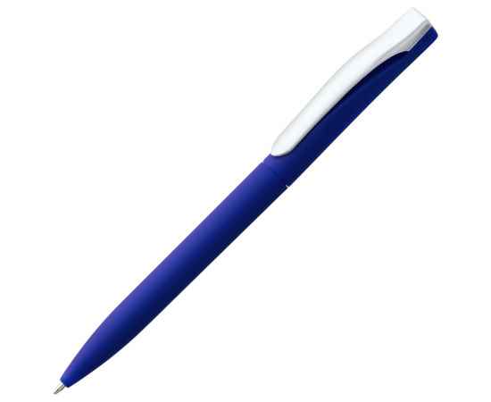 Ручка шариковая Pin Soft Touch, синяя, Цвет: синий, Размер: 14