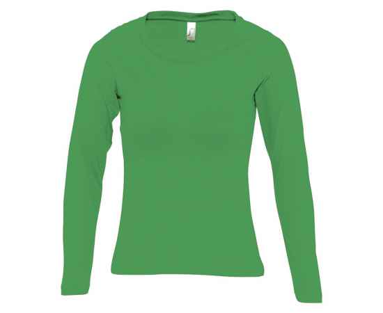 Футболка женская с длинным рукавом Majestic 150, ярко-зеленая, размер S, Цвет: зеленый, Размер: S