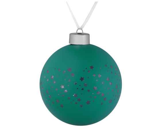 Елочный шар Stars, 10 см, зеленый, Цвет: зеленый, Размер: диаметр 10 с