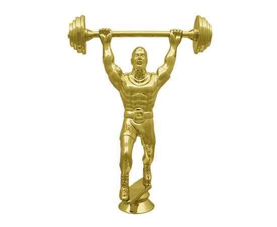 2305-100 Фигура Тяжелая атлетика, золото