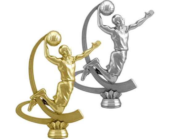 2315-145 Фигура Баскетбол, серебро, Цвет: серебро