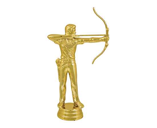 2339-100 Фигура Стрельба из лука, золото, Цвет: Золото