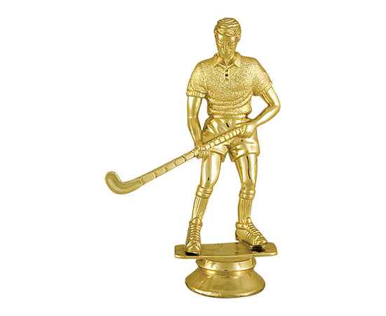 2341-100 Фигура Хоккей с мячом, золото, Цвет: Золото