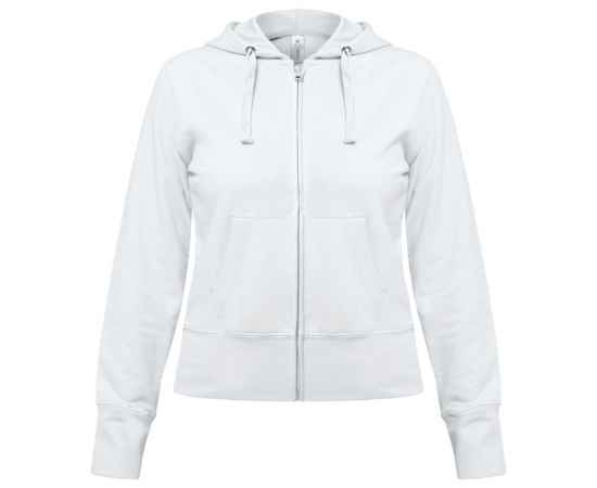 Толстовка женская Hooded Full Zip белая, размер XS, Цвет: белый, Размер: XS