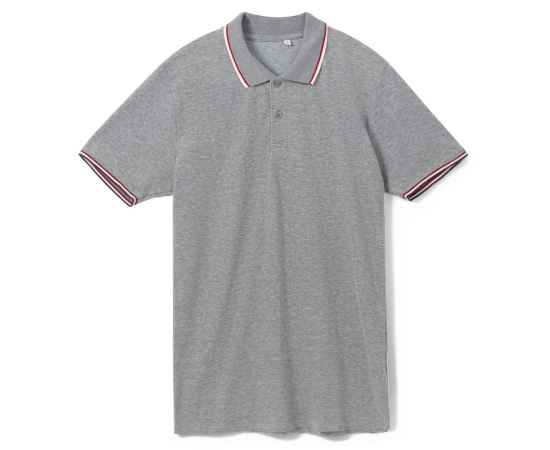 Рубашка поло мужская Paname Men, черный меланж G_02081311L, Цвет: черный, Размер: L