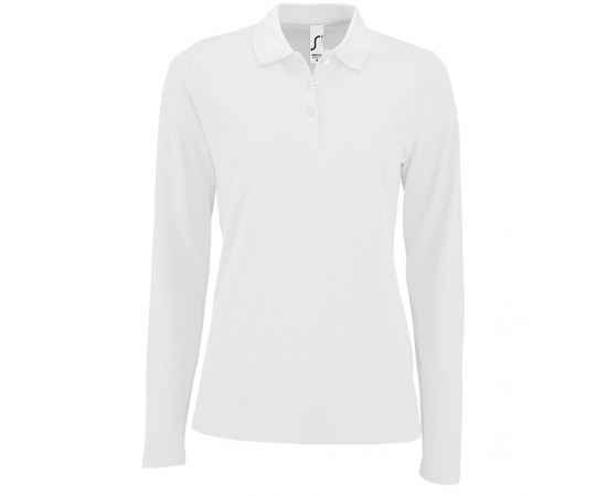 Рубашка поло женская с длинным рукавом Perfect LSL Women, белая G_02083102XL, Цвет: белый, Размер: XL