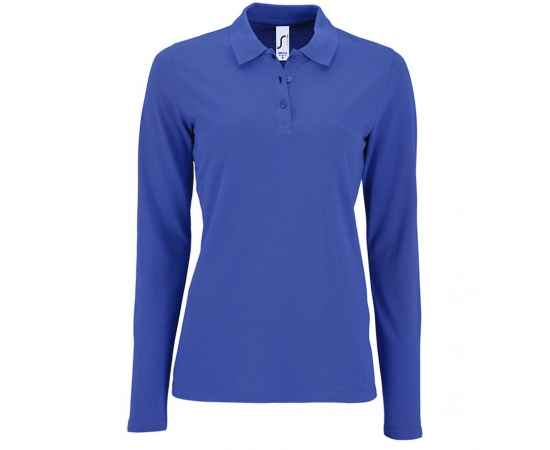 Рубашка поло женская с длинным рукавом Perfect LSL Women, ярко-синяя G_02083241XXL, Цвет: синий, Размер: XXL