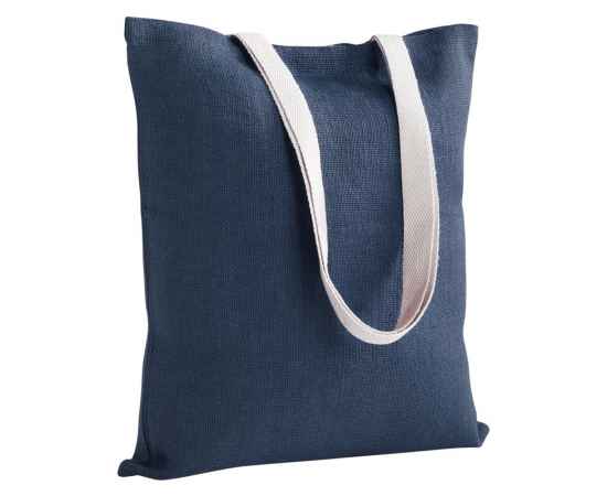 Холщовая сумка на плечо Juhu, синяя, Цвет: синий, Размер: 42х38 с