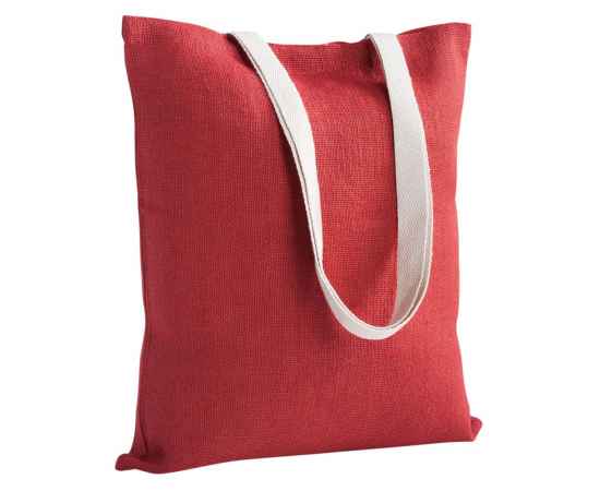 Холщовая сумка на плечо Juhu, красная, Цвет: красный, Размер: 42х38 с