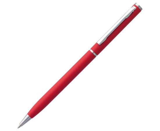 Ручка шариковая Hotel Chrome, ver.2, матовая красная, Цвет: красный, Размер: 13х0