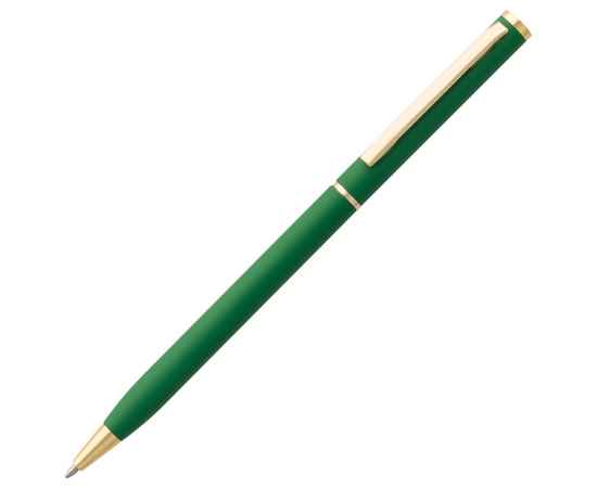 Ручка шариковая Hotel Gold, ver.2, матовая зеленая, Цвет: зеленый, Размер: 13х0