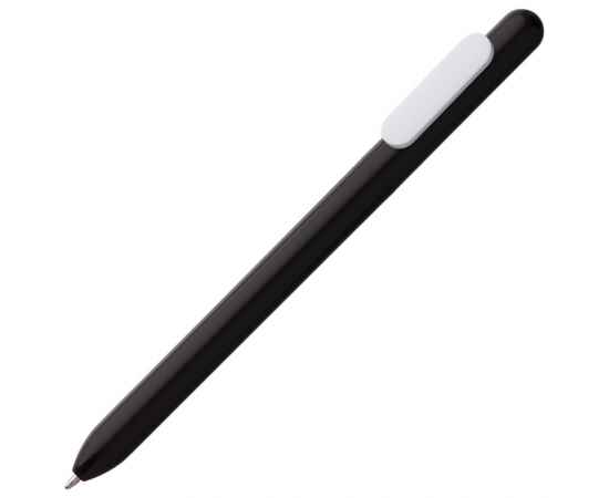 Ручка шариковая Swiper, черная с белым, Цвет: черный, Размер: 14