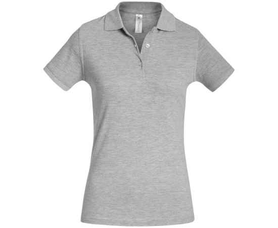 Рубашка поло женская Safran Timeless серый меланж G_PW4576101S, Цвет: серый меланж, Размер: S