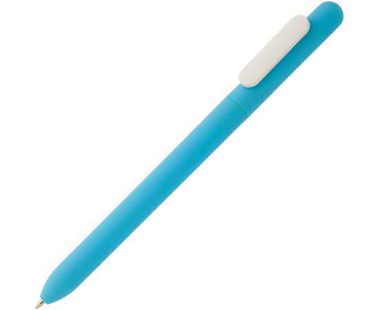 Ручка шариковая Swiper Soft Touch, голубая с белым, Цвет: голубой, Размер: 14