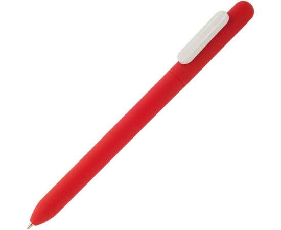 Ручка шариковая Swiper Soft Touch, красная с белым, Цвет: красный, Размер: 14
