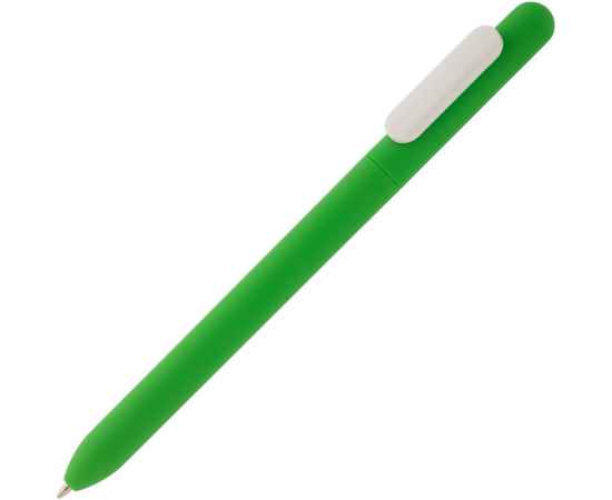 Ручка шариковая Swiper Soft Touch, зеленая с белым, Цвет: зеленый, Размер: 14