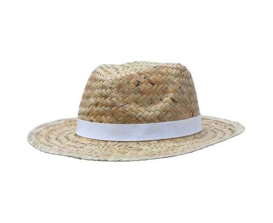 Шляпа Daydream, бежевая с белой лентой, Цвет: бежевый, Размер: 56-58