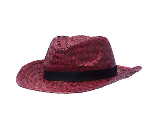 Шляпа Daydream, красная с черной лентой, Цвет: красный, Размер: 56-58