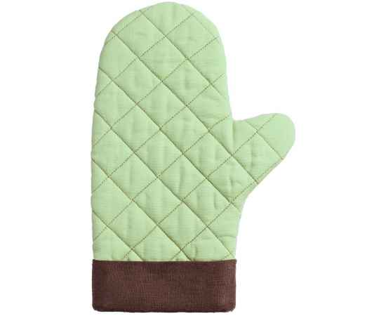 Прихватка-рукавица Keep Palms, зеленая, Цвет: зеленый, Размер: 30х19 см