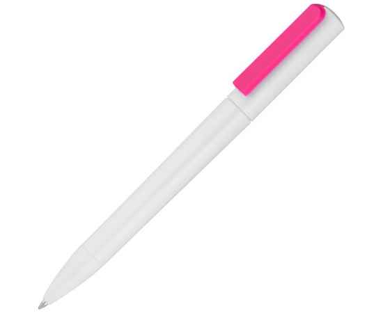 Ручка шариковая Split White Neon, белая с розовым, Цвет: розовый, Размер: 14х1
